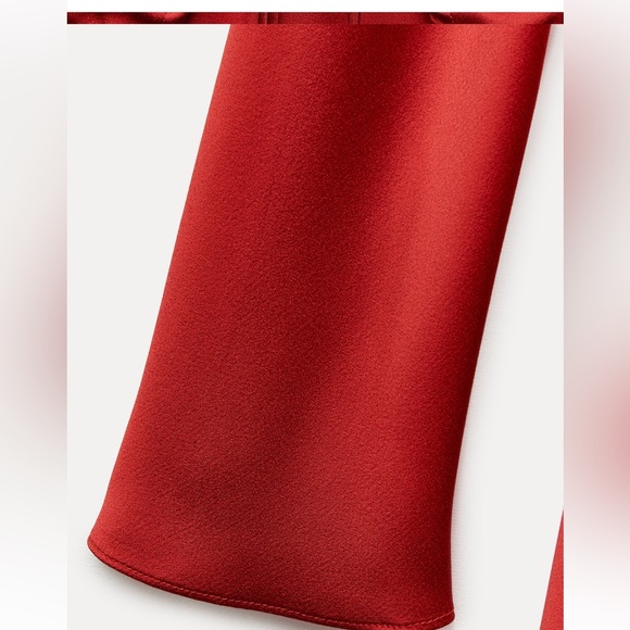 Zara BACK V-NECK DRESS ZW COLLECTION - Picture 8 of 11